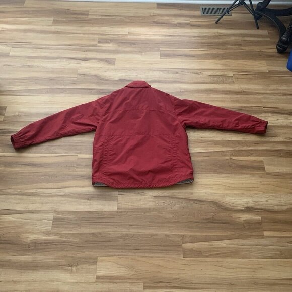 L.L. Bean Jacket Windbreaker Packable Hood Lightweight XL Tall Red - Picture 9 of 16